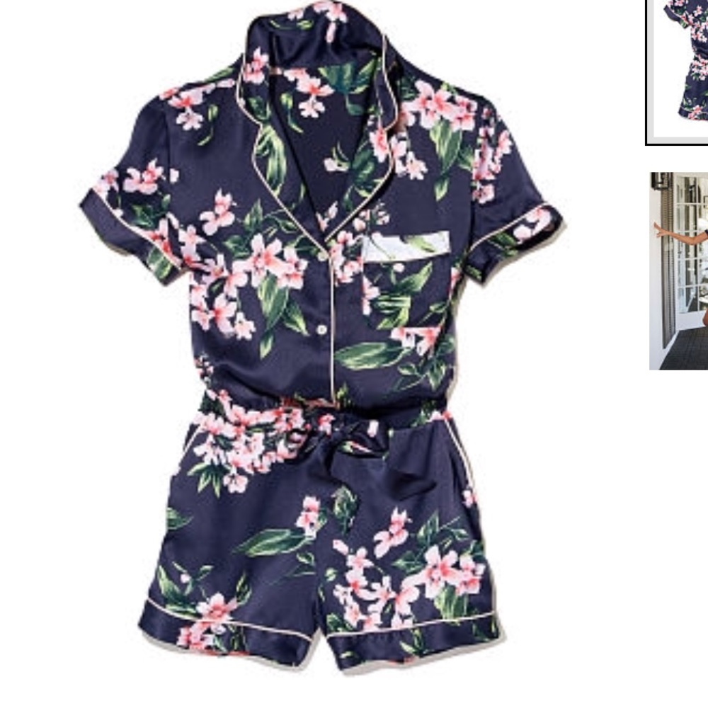 Victoria’s Secret satin romper xs